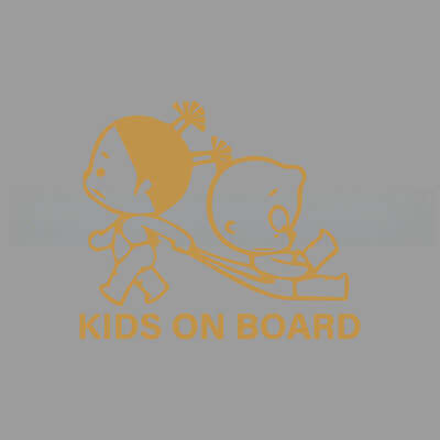 Vaiką įspėjantis automobilio lipdukas kūrybingi ir juokingi lipdukai animacinių filmų gerbėjams ir mėgėjams, aukštos kokybės automobilių sunkvežimiams, motociklams ir nešiojamiesiems kompiuteriams