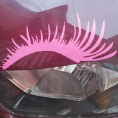 Naljepnice za trepavice na prednjim svjetlima automobila Kreativne i smiješne naljepnice za obožavatelje i ljubitelje crtića, visoke kvalitete za automobile, kamione, motocikle i prijenosna računala