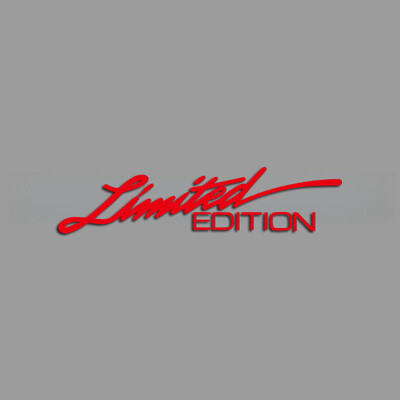 Kreativni tekst Ograničeno izdanje Personalizirane naljepnice za automobil kreativne i smiješne naljepnice za obožavatelje i ljubitelje crtića, visoke kvalitete za kamione