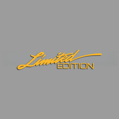 Kreativni tekst Ograničeno izdanje Personalizirane naljepnice za automobil kreativne i smiješne naljepnice za obožavatelje i ljubitelje crtića, visoke kvalitete za kamione