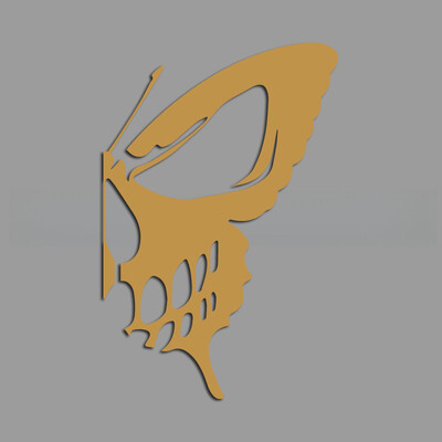 Duhovite lubanje leptir kreativne i smiješne naljepnice za obožavatelje i ljubitelje crtića, visoke kvalitete za automobile, kamione, motocikle i prijenosna računala