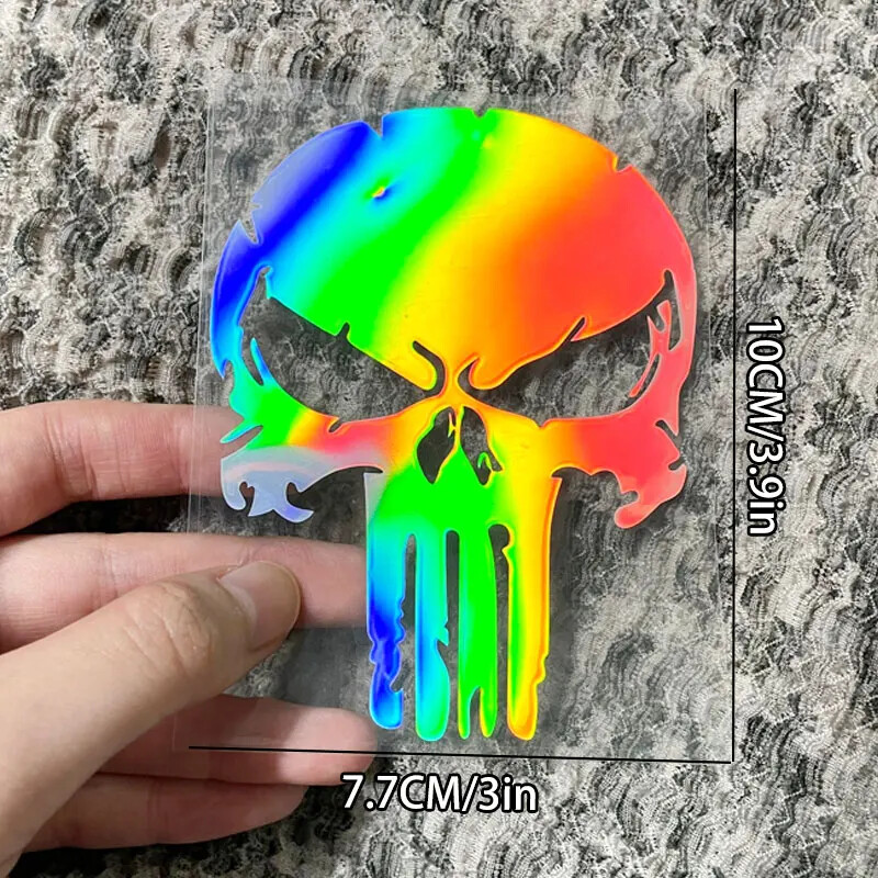 1 gab Galvaskausa motocikla uzlīmes Ūdensizturīgas motokrosa vinila uzlīmes Motocikla degvielas tvertnes sānu apšuvumi Motocikla ķiveres apdare