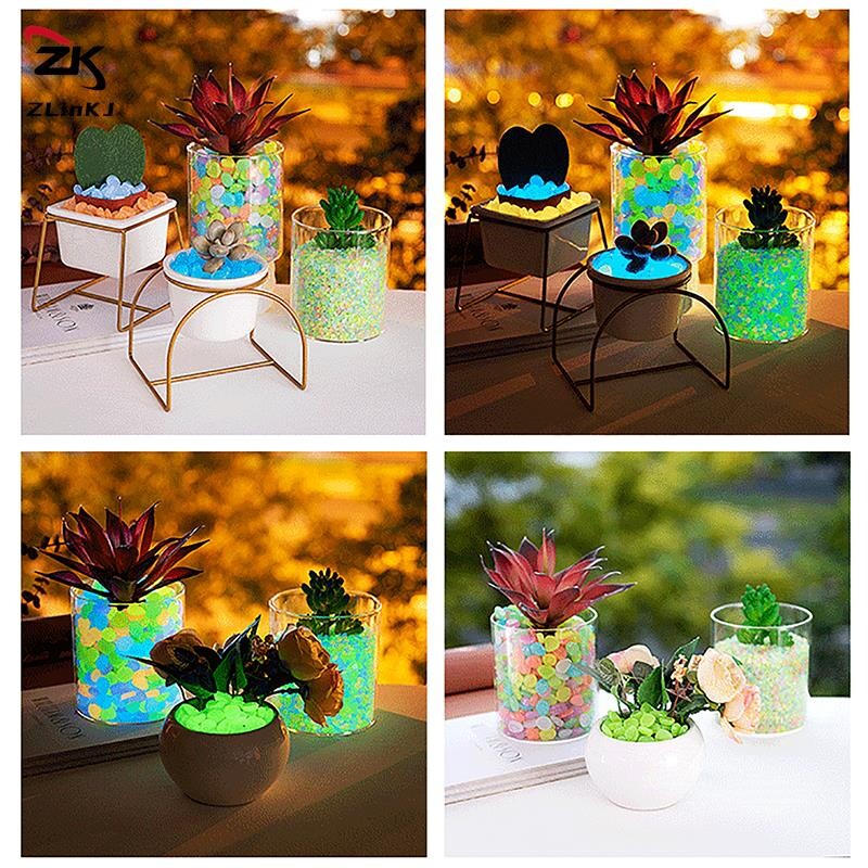 100 komada vrtnog dekora, svjetlećeg kamenja koje svijetli u mraku, ukrasnog kamenčića, vanjske dekoracije akvarija, dodaci za akvarij