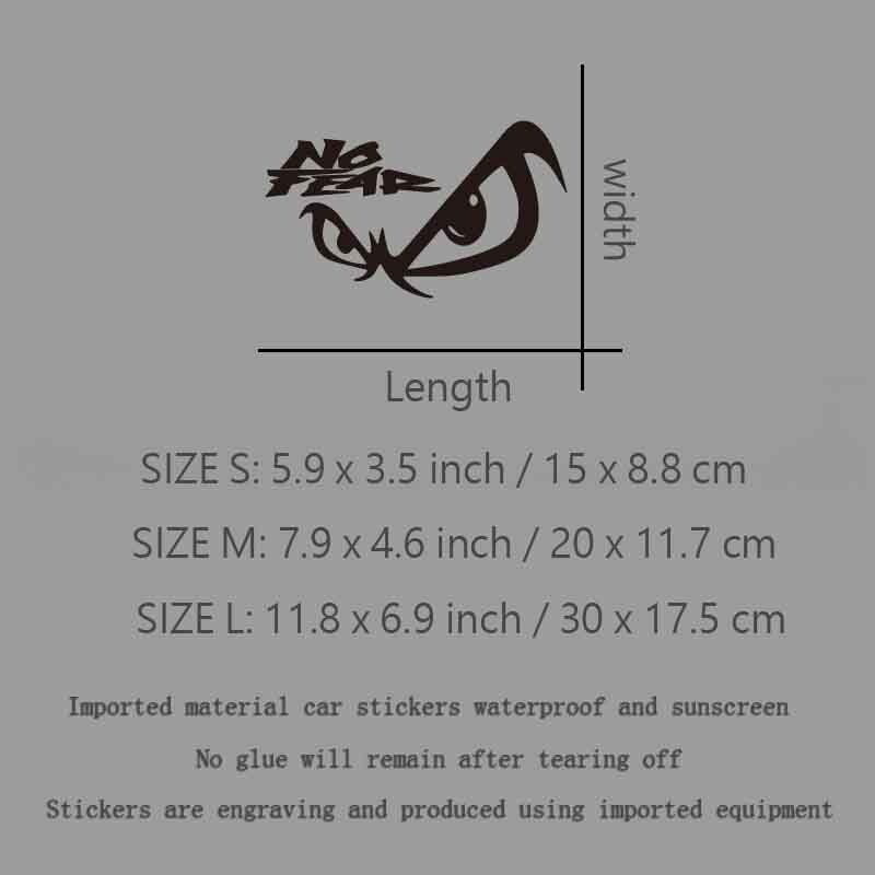 Neustrašive i žestoke oči, kreativne i smiješne naljepnice za obožavatelje i ljubitelje crtića, visoke kvalitete za automobile, kamione, motocikle i prijenosna računala
