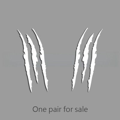 Šaunūs trijų nagų ženklų kūrybingi ir juokingi lipdukai animacinių filmų gerbėjams ir mėgėjams, aukštos kokybės automobilių sunkvežimiams, motociklams ir nešiojamiesiems kompiuteriams