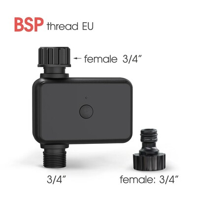 WIFI Bluetooth vremenski regulator navodnjavanja Programabilna automatska slavina za prskalice, crijevo za raspršivače, kontroler izlaznog ventila