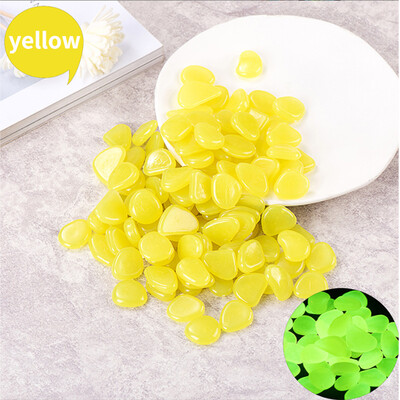 10 kom/lot Svjetleći kamenčići Kamenje Vrtni ukrasi Kamen koji svijetli u mraku Vrt Za šetnice Dekoracije akvarija