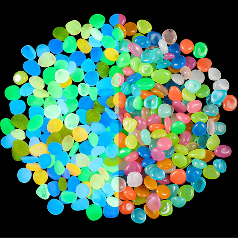 10 kom/lot Svjetleći kamenčići Kamenje Vrtni ukrasi Kamen koji svijetli u mraku Vrt Za šetnice Dekoracije akvarija