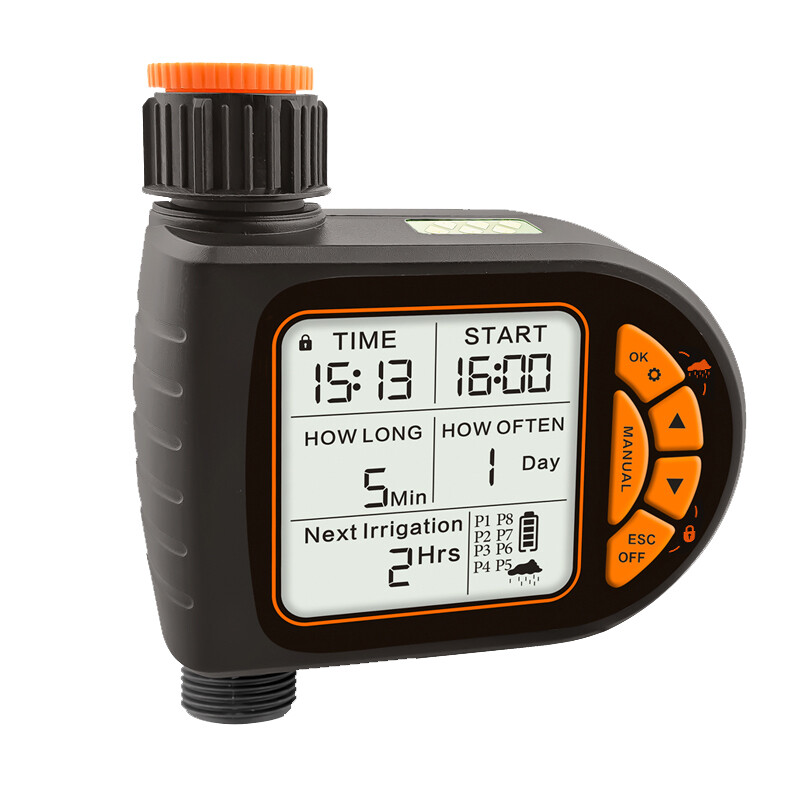 Rain Seer LCD zaslon Vodootporan Vodootporan IP65 Navodnjavanje kućnog vrta Rainal Timer Automatski upravljač Funkcija automatskog zaključavanja
