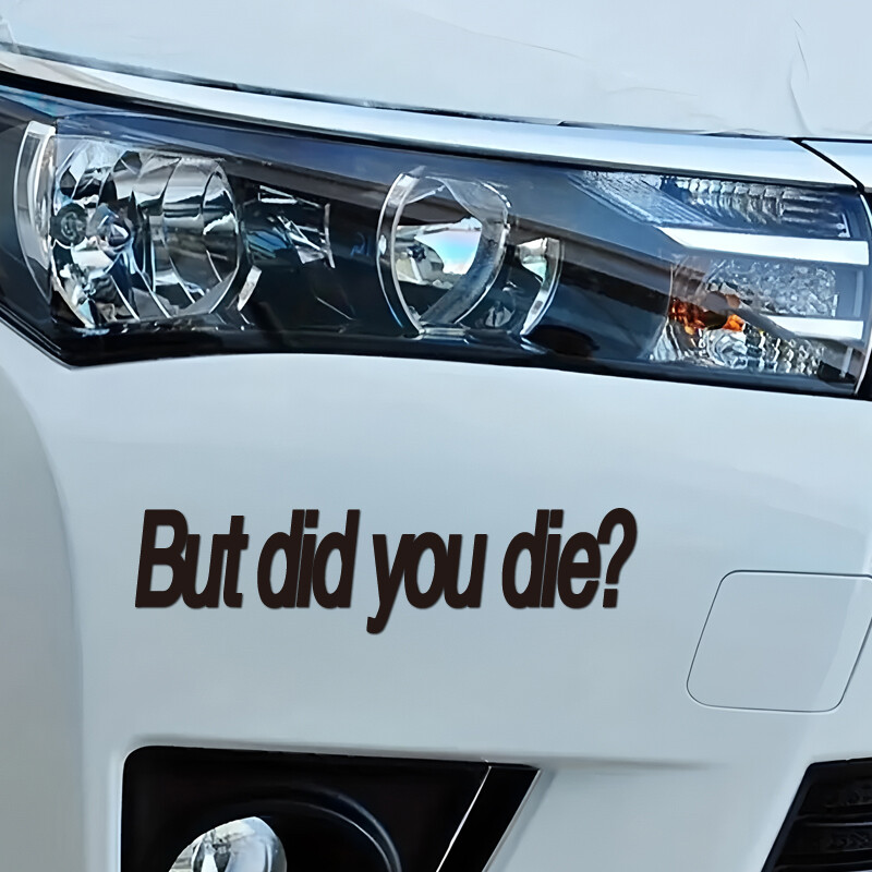 Bet vai tu nomiri Jautras gravētas uzlīmes radošas un smieklīgas uzlīmes multfilmu cienītājiem un mīļotājiem, augstas kvalitātes automašīnu kravas automašīnām motocikliem