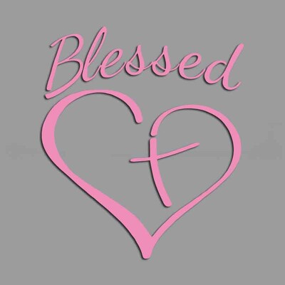 Blažena ljubav u kombinaciji s križnim kreativnim i smiješnim naljepnicama za obožavatelje i ljubitelje crtića, visoke kvalitete za automobile, kamione, motocikle i prijenosna računala