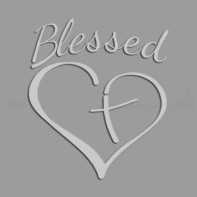 Blažena ljubav u kombinaciji s križnim kreativnim i smiješnim naljepnicama za obožavatelje i ljubitelje crtića, visoke kvalitete za automobile, kamione, motocikle i prijenosna računala