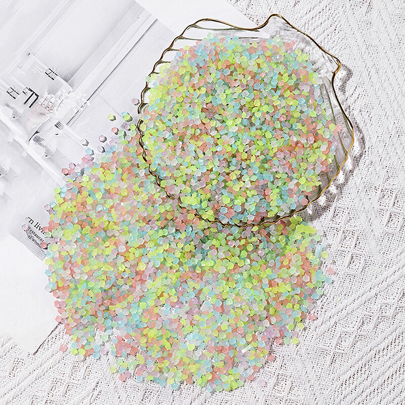 2000 KOM 3-5 mm svijetleći u tami kamen svjetleći pijesak šljunak vrt dvorište staza travnjak terasa akvarij kućni DIY ukras novo