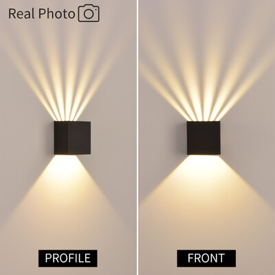 JoollySun vanjska zidna svjetiljka Vodootporna LED rasvjeta za uređenje doma Vrt Balkonska vrata Bočna moderna zidna svjetla AC85-265V