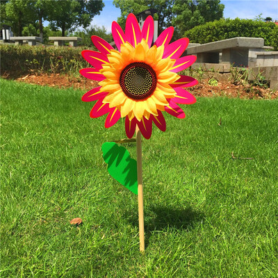 Šareni suncokret vjetrenjača vjetrenjača za travnjak vrtna zabava dekoracija vanjsko kampiranje piknik vrt dvorište dekoracija