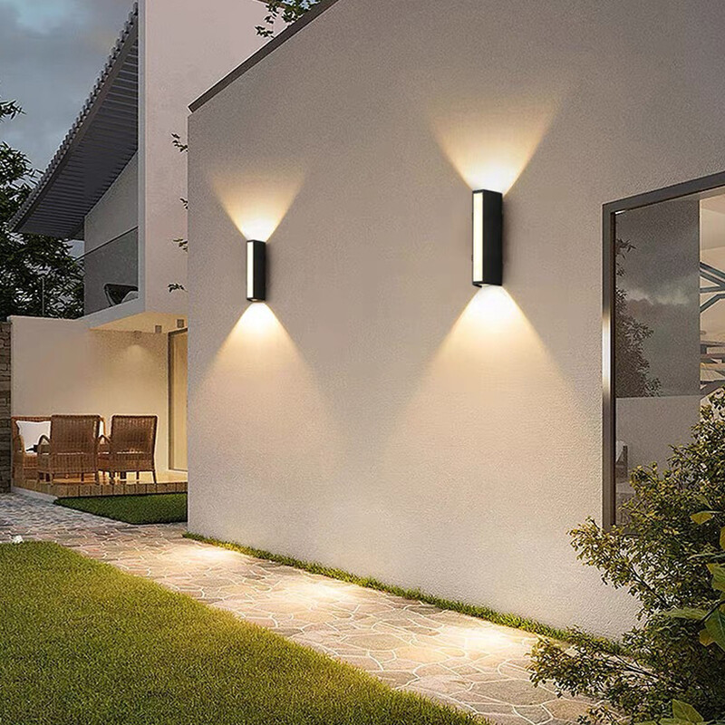 Fali lámpa LED lámpa 10 W LED fali lámpa AC85-265V IP66 Vízálló mozgásérzékelő Világítás Dekoráció Kívülről Otthonra