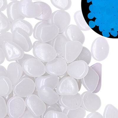 50 gab. Gaismas oļi 1,5 cm dārza apdares grants pagalma celiņam un baseinam Akmens skaists dekors mirdz tumsā