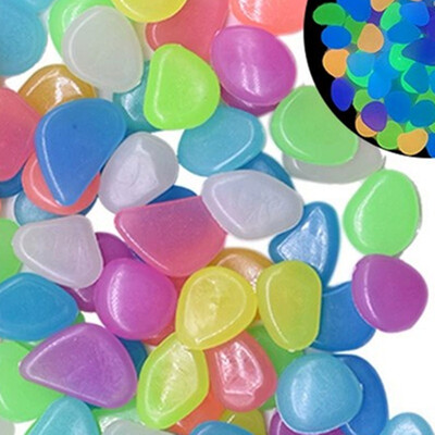 50 gab. Gaismas oļi 1,5 cm dārza apdares grants pagalma celiņam un baseinam Akmens skaists dekors mirdz tumsā