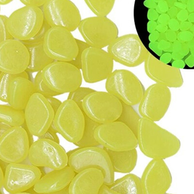 50 gab. Gaismas oļi 1,5 cm dārza apdares grants pagalma celiņam un baseinam Akmens skaists dekors mirdz tumsā