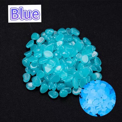 100-500 Sjaj u tami Vrtni kamenčići Sjajno kamenje Stijene za šetnice Vrtna staza Terasa Travnjak Uređenje dvorišta Svjetleće kamenje