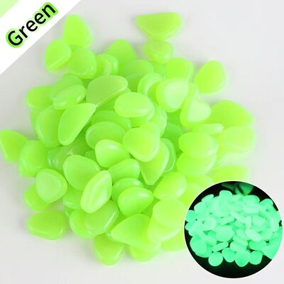 100-500 Sjaj u tami Vrtni kamenčići Sjajno kamenje Stijene za šetnice Vrtna staza Terasa Travnjak Uređenje dvorišta Svjetleće kamenje