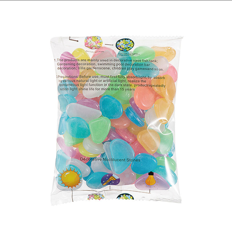 Umjetno svjetleće kamenje Spremnik za vodu koji svijetli u mraku Kamenčići Vrtna staza Akvarij Svjetleći kamen Vanjsko dvorište Dekoracija vrta