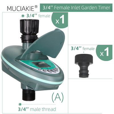 Vrtni mjerač vremena za navodnjavanje LCD zaslon Kontroler navodnjavanja Tjedno dnevno programiranje Biljke u stakleniku Automatske prskalice