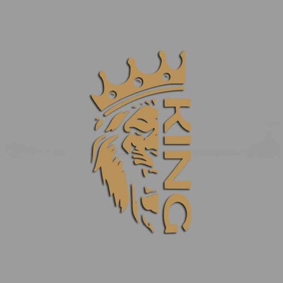 Biedējoša lauvas galva ar radošām un smieklīgām uzlīmēm multfilmu cienītājiem un mīļotājiem, augstas kvalitātes automašīnu kravas automašīnām, motocikliem un klēpjdatoriem