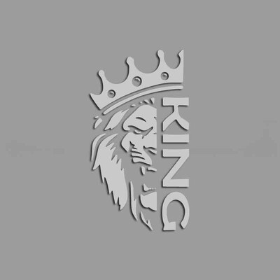 Biedējoša lauvas galva ar radošām un smieklīgām uzlīmēm multfilmu cienītājiem un mīļotājiem, augstas kvalitātes automašīnu kravas automašīnām, motocikliem un klēpjdatoriem