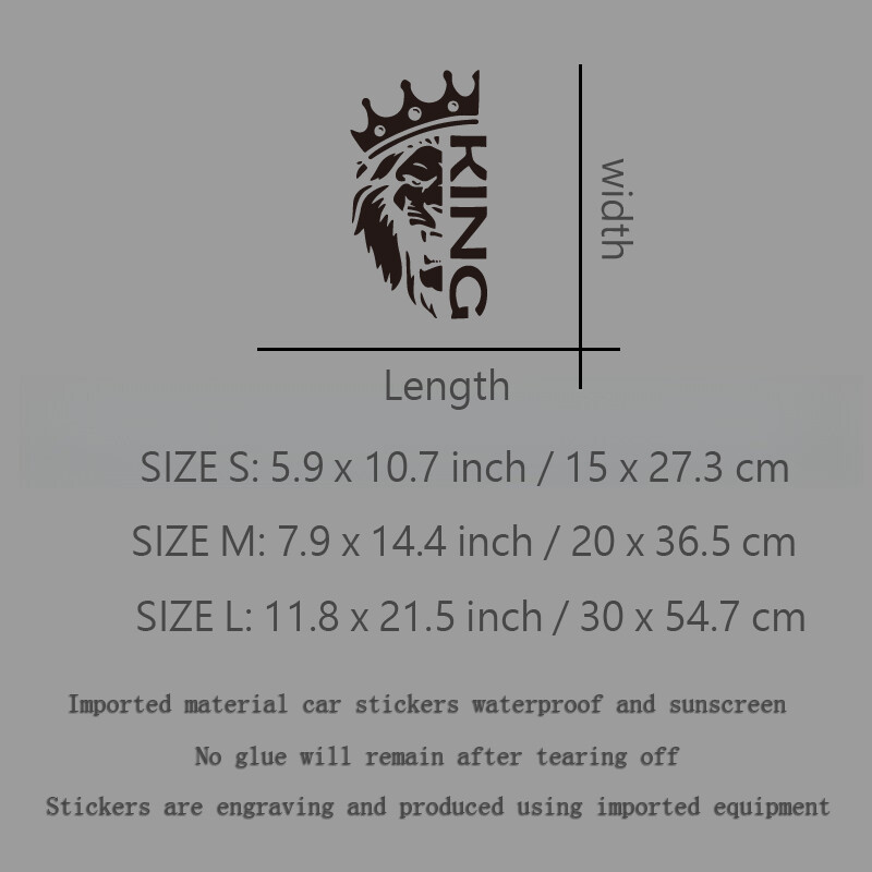 Biedējoša lauvas galva ar radošām un smieklīgām uzlīmēm multfilmu cienītājiem un mīļotājiem, augstas kvalitātes automašīnu kravas automašīnām, motocikliem un klēpjdatoriem