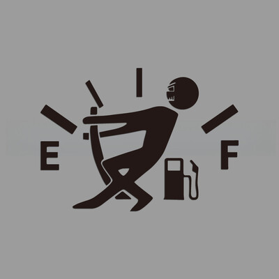 Augsts degvielas patēriņš un aiziet prom smieklīgas un interesantas darbības uzlīmes radošas un smieklīgas uzlīmes multfilmu faniem un mīļotājiem, augstas kvalitātes