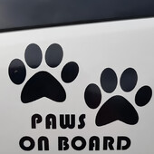 Smieklīgas, smieklīgas suņu ķepas radošas un smieklīgas uzlīmes multfilmu faniem un mīļotājiem, augstas kvalitātes automašīnu kravas automašīnām, motocikliem un klēpjdatoriem