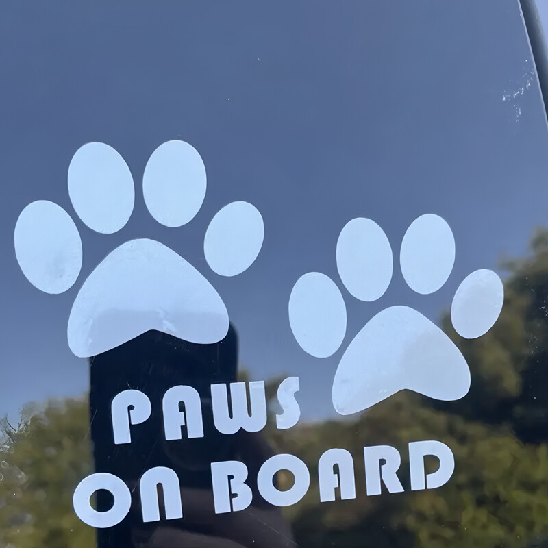 Smieklīgas, smieklīgas suņu ķepas radošas un smieklīgas uzlīmes multfilmu faniem un mīļotājiem, augstas kvalitātes automašīnu kravas automašīnām, motocikliem un klēpjdatoriem