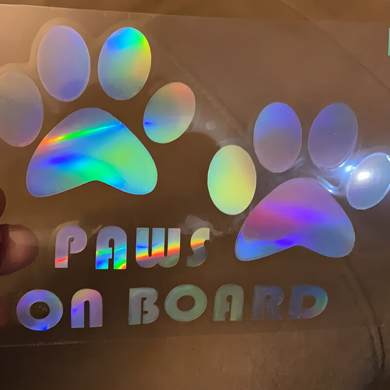 Smieklīgas, smieklīgas suņu ķepas radošas un smieklīgas uzlīmes multfilmu faniem un mīļotājiem, augstas kvalitātes automašīnu kravas automašīnām, motocikliem un klēpjdatoriem