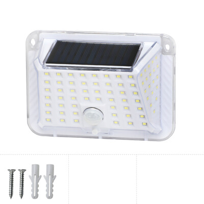 3Modes Super Bright 90 LED saules sienas lampa āra kustības gaismas Saules žogs gaismas Drošības lampas dārza pagalma āra apgaismojumam