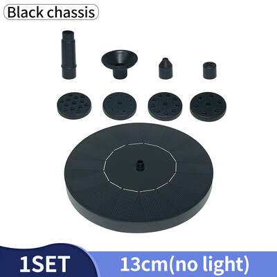 Päikeseenergiaga ujuv purskkaev 6 otsikuga Linnuvanni purskkaevupump Tiigi kaunistus päikeseenergial töötav purskkaev veepump siseõu