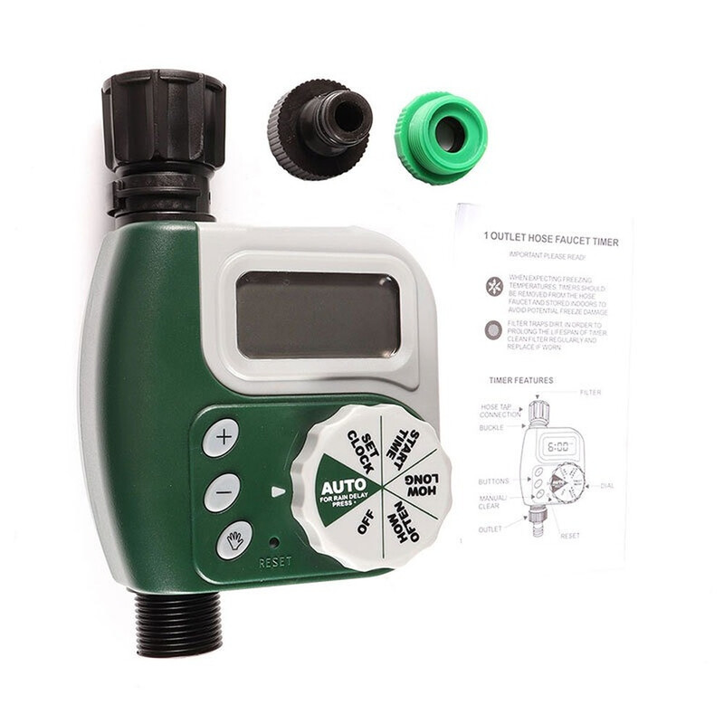 Automatinio laistymo purkštuvų sistemos skaitmeninės žarnos maišytuvo laikmatis su baterijomis valdomas drėkinimo valdiklis