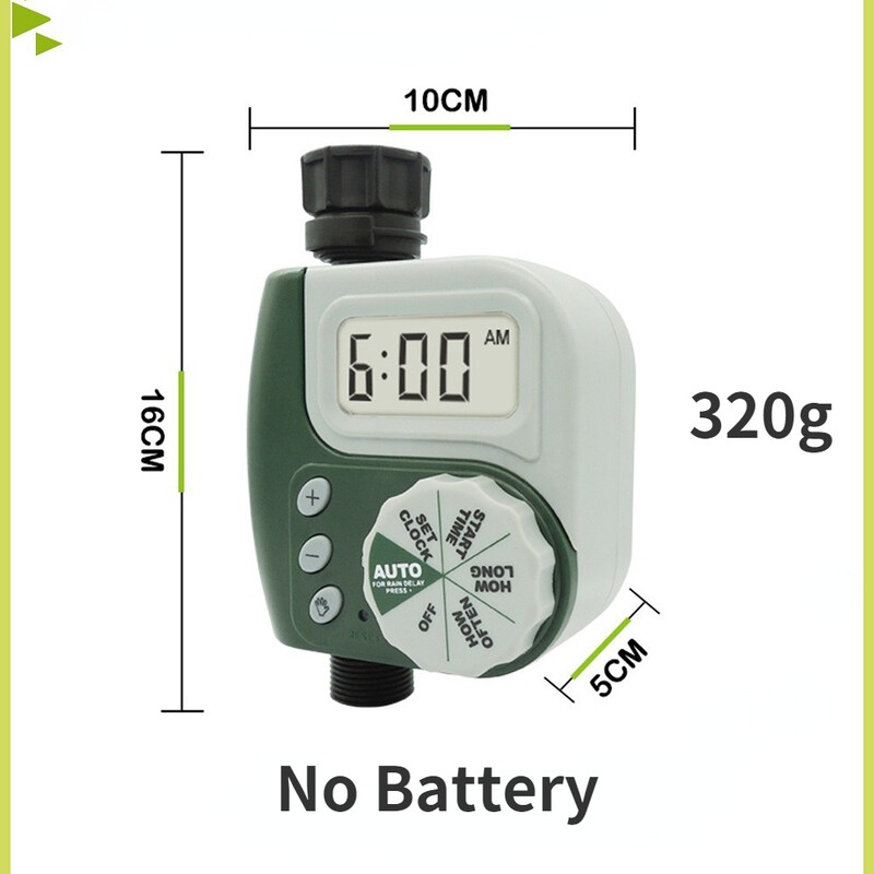 Automatinio laistymo purkštuvų sistemos skaitmeninės žarnos maišytuvo laikmatis su baterijomis valdomas drėkinimo valdiklis