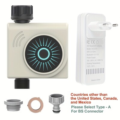 „Reswat HCT-611“ belaidis laistymo laikmatis TUYA nuotolinio valdymo pultas „Bluetooth Gateway“ laistymo laistymo rinkinys