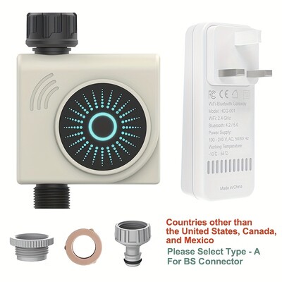 „Reswat HCT-611“ belaidis laistymo laikmatis TUYA nuotolinio valdymo pultas „Bluetooth Gateway“ laistymo laistymo rinkinys