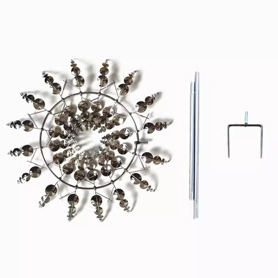 Kinetic Art Vējmašīnas metāla vējdzirnavu dārza dekorēšana āra vēja ķērējs Dreamcatcher vēja zvani Mūsdienīgs mājas dekors