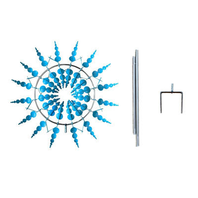 Kinetic Art Vējmašīnas metāla vējdzirnavu dārza dekorēšana āra vēja ķērējs Dreamcatcher vēja zvani Mūsdienīgs mājas dekors