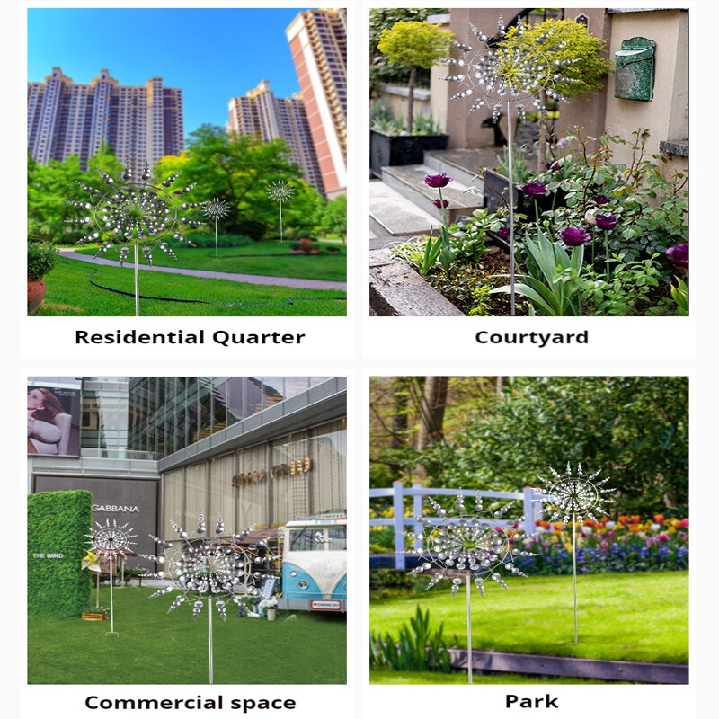 Kinetic Art Vējmašīnas metāla vējdzirnavu dārza dekorēšana āra vēja ķērējs Dreamcatcher vēja zvani Mūsdienīgs mājas dekors