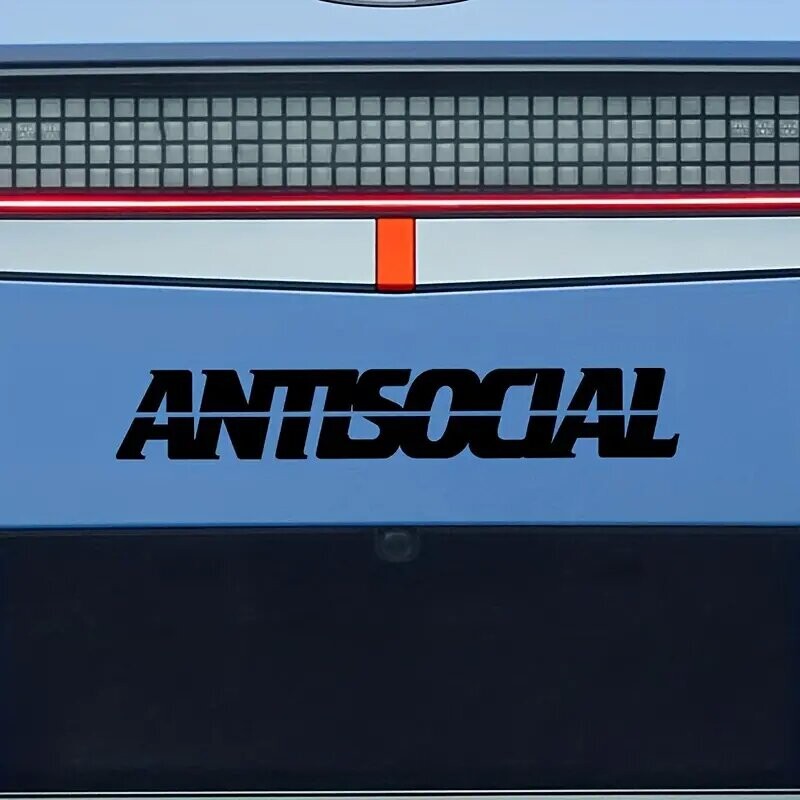 "ANTISOCIJALNO" Naljepnice, cool & smiješne naljepnice, Dekoracija za auto kamion Motocikli laptop