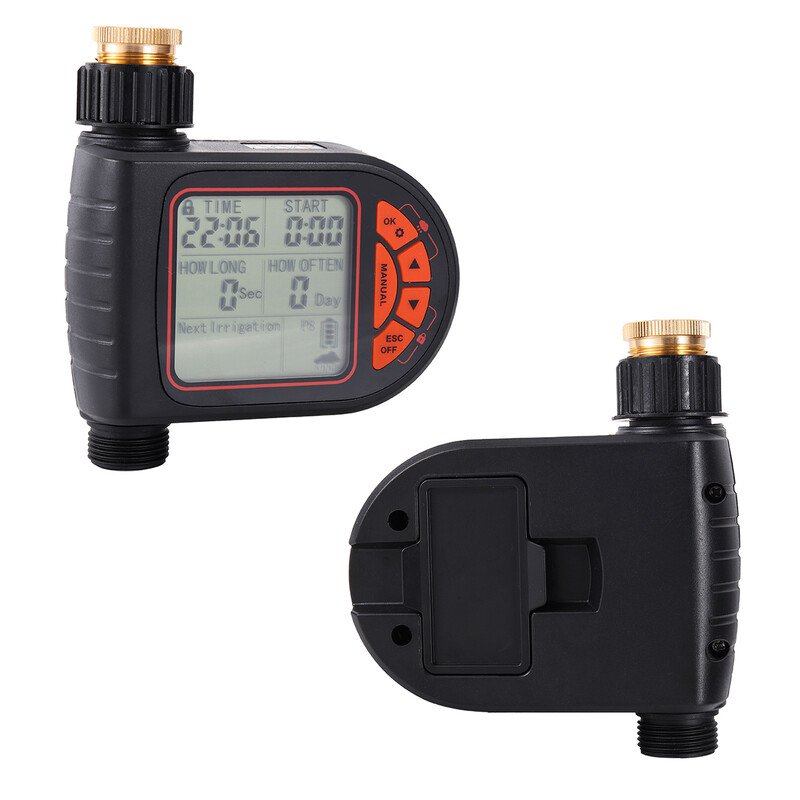 Išmanusis LCD ekrano laikmatis Automatinis valdymo prietaisas Drėkinimo valdiklis Skaitmeninis laikmatis Maišytuvo laikmatis Automatinis laistymo įrenginio vanduo