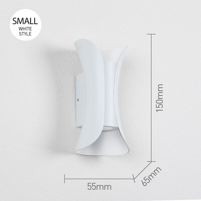 LED sienas lampa 6W 10W alumīnija IP65 ūdensnecaurlaidīga āra sienas lampa Dārza veranda Moderna iekštelpu ziemeļvalstu lampas dekoru apgaismojums