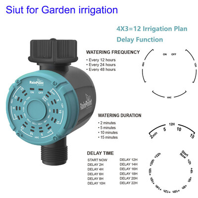 Naujas sodo skaitmeninis laistymo laikmatis Automatinis elektroninis vandens laikmatis Home Garden One Key Set Drėkinimo laikmačio valdiklio sistema