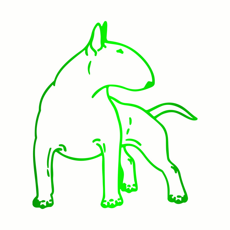 Automašīnas uzlīme Vinila 12,3*14cm Bulterjers Suns Jautrs Suns Personiskā uzlīme uz Automašīnas Smieklīgas 3D Uzlīmes Motocikla Uzlīmes Automašīnu stils