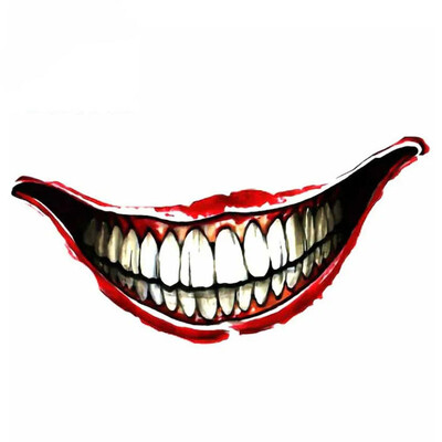 Joker Horrible Devil Laugh Auto uzlīme velosipēda motociklam klēpjdatoram ķiverei bagāžnieka sienai vinila uzlīmes Dekorācijas piederumi