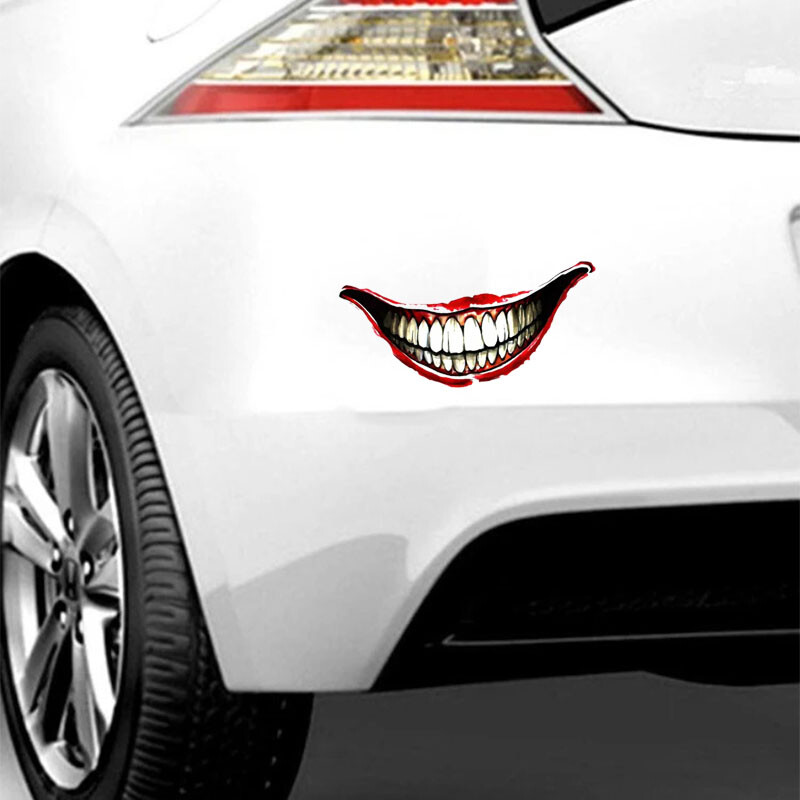 Joker Horrible Devil Laugh Auto uzlīme velosipēda motociklam klēpjdatoram ķiverei bagāžnieka sienai vinila uzlīmes Dekorācijas piederumi